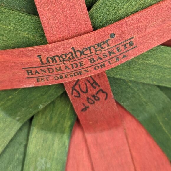 Longaberger Christmas Caroling Basket: 2003 Holiday Decor - Picture 6 of 6